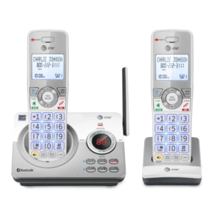 AT&T 2-Handset, Cordless Phone with Answering System. Caller ID / Call Waiting